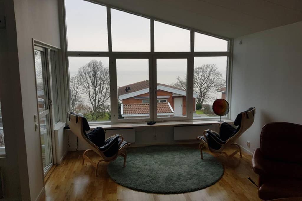 Modern Villa I Arild Med Spektakulaer Havsutsikt. Eksteriør bilde